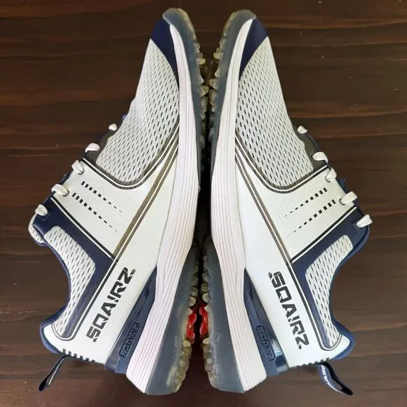 `Size 12 - Sqairz Speed Mesh Men's Golf Shoes - Blue & White- - Picture 3 of 12